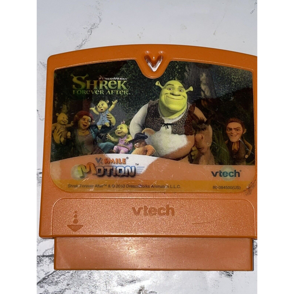 Lot of 2 Vtech Vsmile Vmotion Shrek & Scooby Doo Active Learning Content Game - Picture 5 of 12